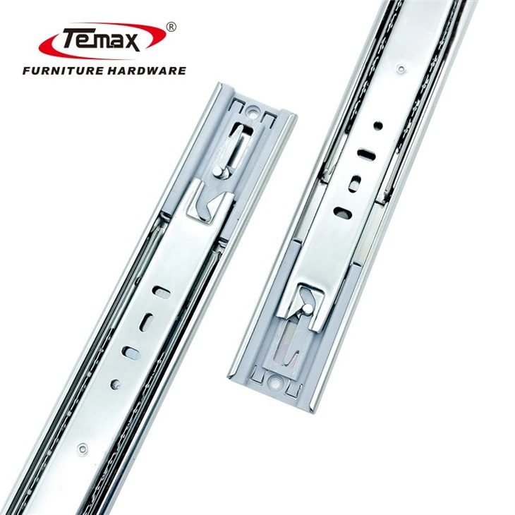 45mm Full Extension Slides Self Close Inter-Lock